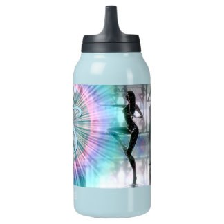Aangepaste monogram Fantasy Gem Thermal Bottle Geïsoleerde Waterfles