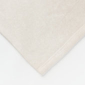 Aangepaste monogram fleece bank, Initiaal B (Hoek)