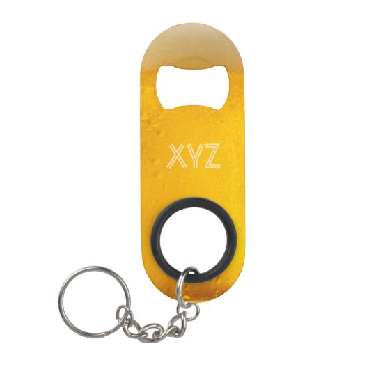 Aangepaste monogram flessenopening BEER Mini Flessenopener (Voorkant)