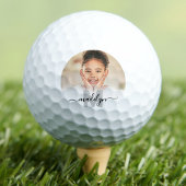 Aangepaste Monogram foto Golfballen