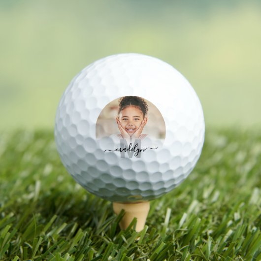 Aangepaste Monogram foto Golfballen (Insitu Shirt)