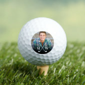 Aangepaste Monogram Foto Golfballen (Insitu Shirt)