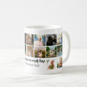 Aangepaste Monogram fotomontage fotocollage Koffiemok (Voorkant rechts)