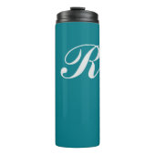 Aangepaste monogram geïsoleerde tumbler thermosbeker (Voorkant)