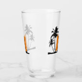 Aangepaste Monogram Gepersonaliseerde Highball Gla Glas (Links)