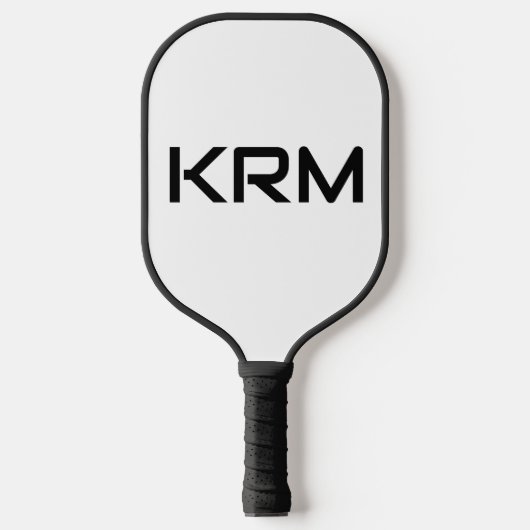 AANGEPASTE MONOGRAM GEPERSONALISEERDE PICKLEBALL P PADDLE (Voorkant)