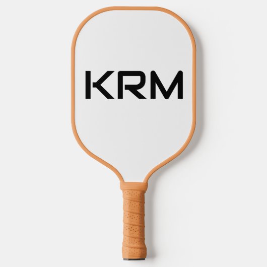 AANGEPASTE MONOGRAM GEPERSONALISEERDE PICKLEBALL P PADDLE (Voorkant)