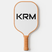 AANGEPASTE MONOGRAM GEPERSONALISEERDE PICKLEBALL P PICKLEBALL PADDLE (Voorkant)