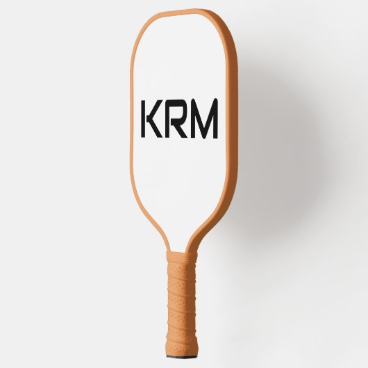 AANGEPASTE MONOGRAM GEPERSONALISEERDE PICKLEBALL P PICKLEBALL PADDLE (Links)