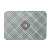Aangepaste Monogram geruite / Tartan Patroon Badma Badmat (Voorkant)