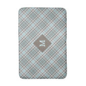 Aangepaste Monogram geruite / Tartan Patroon Badma Badmat (Voorkant Verticaal)