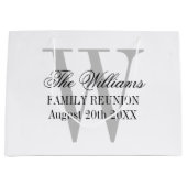 Aangepaste monogram gezinshereniger groot cadeauzakje (Voorkant)