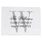 Aangepaste monogram gezinshereniger groot cadeauzakje (Achterkant)