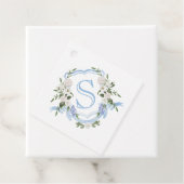 Aangepaste Monogram Ginger Jar Krans Bedankjes Labels (In situ)