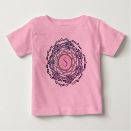 Aangepaste monogram "Girly Mandala Baby Girl Fun"
