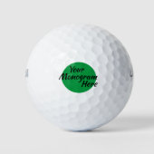 Aangepaste monogram Golf Balls Custom Golf Balls Golfballen (Voorkant)