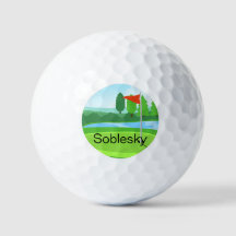 Aangepaste monogram Golf Course Golf Balls