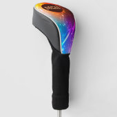 Aangepaste Monogram Golf Head Hoesje Golfheadcover (Schuin)