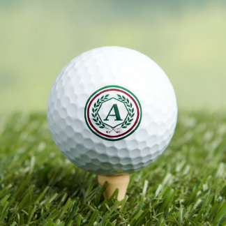 Aangepaste monogram golfbal | Gepersonaliseerde "A Golfballen