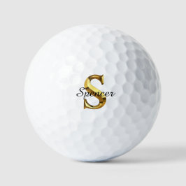 Aangepaste Monogram Golfballen | Gepersonaliseerde