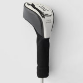 Aangepaste Monogram Golfswing Golfheadcover (Schuin)