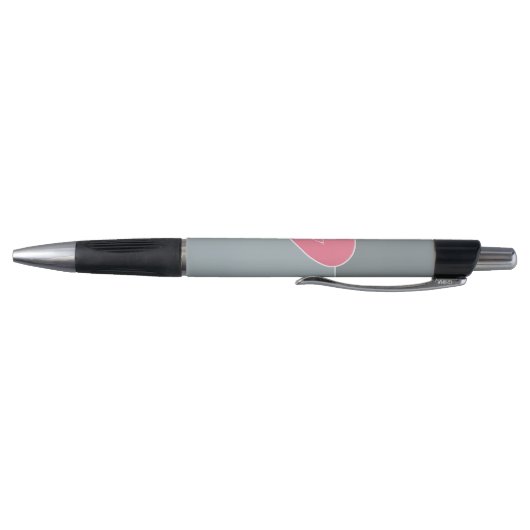 Aangepaste monogram hartpatroon pen (Bodem)