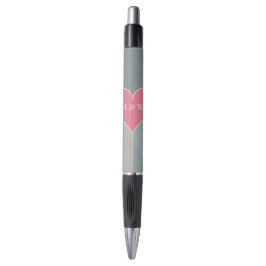 Aangepaste monogram hartpatroon pen
