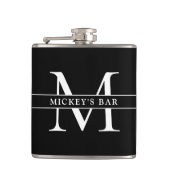 Aangepaste monogram heupfles (Voorkant)