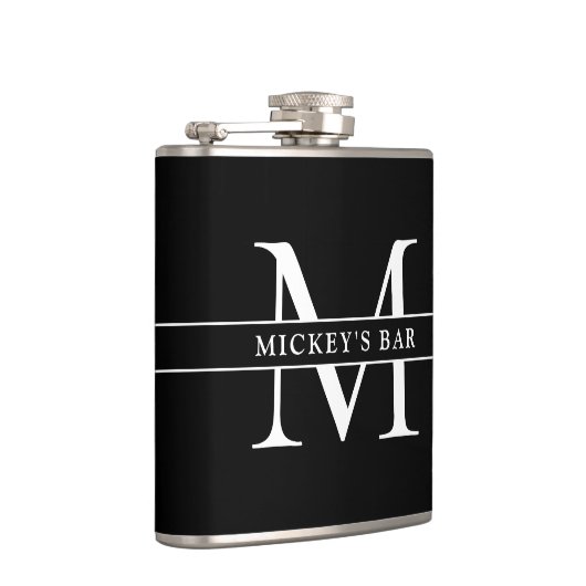 Aangepaste monogram heupfles (Rechts)