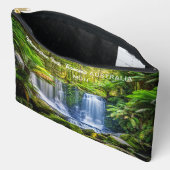 Aangepaste Monogram Hoefijzer Herfsten Australië Etui (Open)