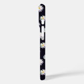 Aangepaste Monogram Holografische Glitter Daisy Fl Case-Mate iPhone Case (Achterkant / Links)