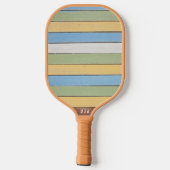 Aangepaste monogram houtplanten pickleball paddle (Achterkant)
