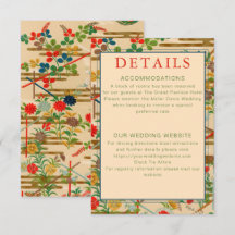 Aangepaste Monogram Huwelijksdetails Vintage Bloem