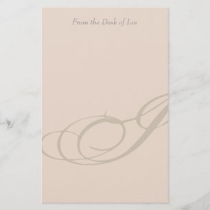 Aangepaste monogram I Stationery Briefpapier