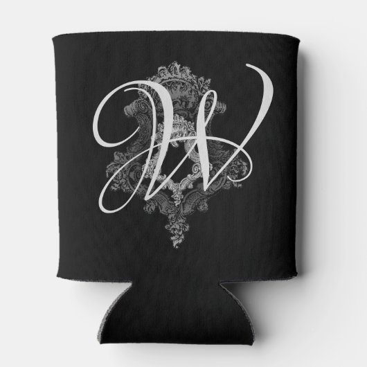 Aangepaste monogram Initiaal koeler (Achterkant)