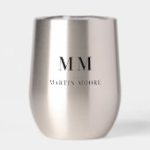 Aangepaste monogram initialen naam unique (Achterkant)