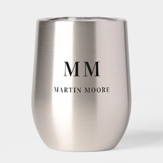 Aangepaste monogram initialen naam unique (Achterkant)