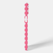 Aangepaste Monogram Initialen Roze Harten Case-Mate iPhone Case (Achterkant / Rechts)