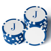 Aangepaste Monogram Initialen Vaders Dag Poker Chi Pokerchips (Collectie)