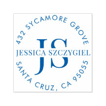 Aangepaste monogram Initialen Volledige naam Retou