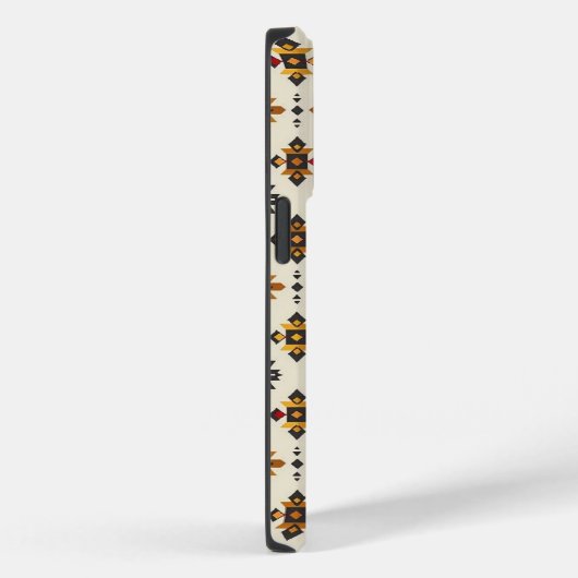 Aangepaste Monogram iPhone Case met Native Design (Achterkant / Rechts)