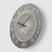 Aangepaste monogram Jubileum klok (Hoek)