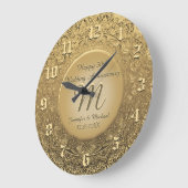 Aangepaste monogram Jubileum klok (Hoek)