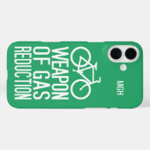 Aangepaste Monogram & Kleur Fiets Case-Mate iPhone Case (Achterkant (horizontaal))