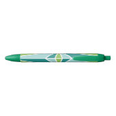 Aangepaste monogram kleurenwiel / Rays Zwarte Inkt Pen (Achterkant)
