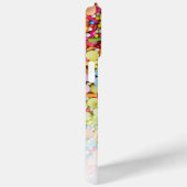 Aangepaste Monogram Kleurrijke Snoep Ombre Case-Mate iPhone Case (Achterkant / Rechts)