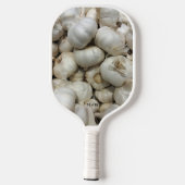Aangepaste monogram knoflook pickleball paddle (Achterkant)