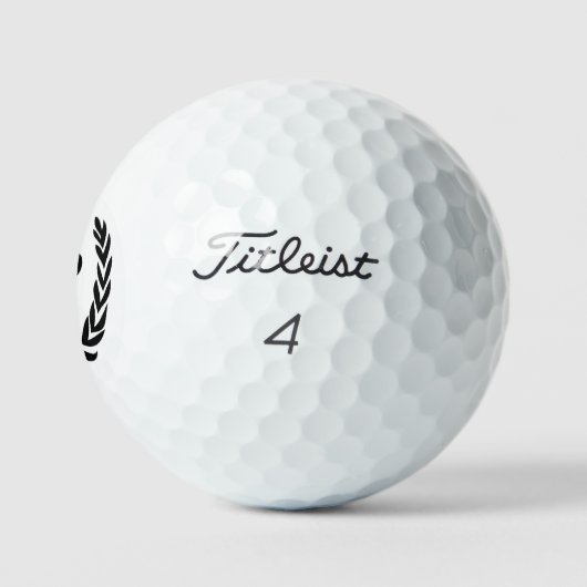 Aangepaste monogram kuif logo Golfballen (Logo)
