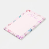 Aangepaste Monogram Kust Zeeschelp Pearl Ocean Gif Post-it® Notes (Schuin)