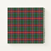 Aangepaste monogram lan MacCulloch Tartan Notitieboek (Achterkant)